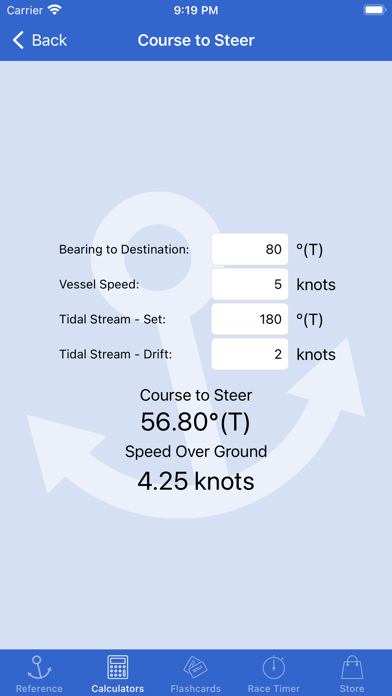 Sailing Reference poster