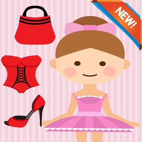 여자가 드레스 색칠 공부 : 아이들을위한 무료 이러한 착색 페이지 게임 재미