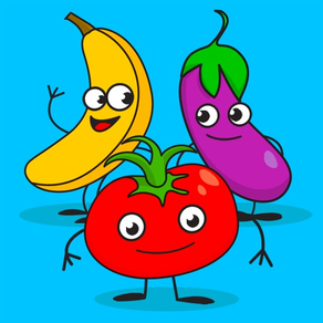 Frutas: Jogos para crianças 2+