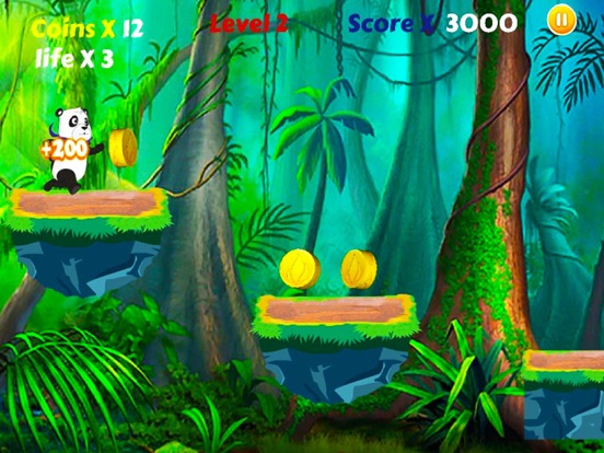 Panda Ninja Run in Jungle poster