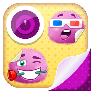 Emoji Stickers Photo: Cute Sticker & Pink Emoticon