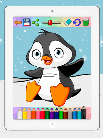 Paint magic penguins – coloring penguins and paint for iOS (iPhone/iPad ...