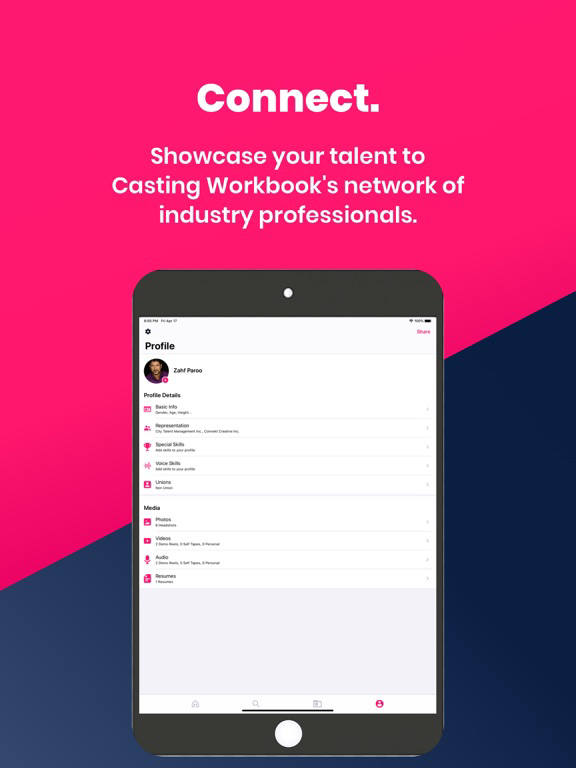 Actor App by Casting Workbook poster