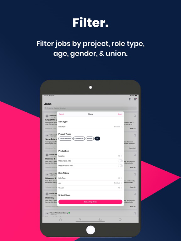 Actor App by Casting Workbook poster
