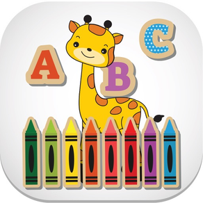 ABC Vocabulário Coloring Book for Kids