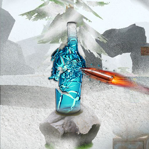 Snow Bottle Shooting