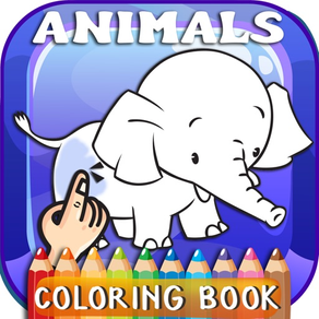 Animals ABC Coloring Pages For Babies And Children