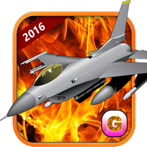 F16 Jet Fighter Air Sky Strike – aircraft missile war simulator