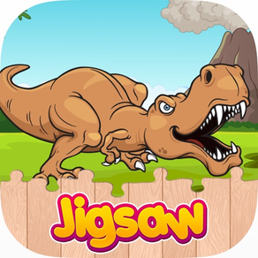 Dinosaurier-Park Puzzle Jurassic Dino Welt