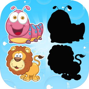 Animals Shadow Puzzle Game - Learn Shape For Kids