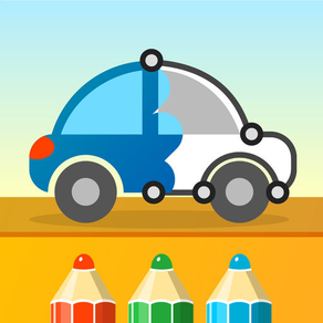 Punto Cars - kids connecting the dots to draw cars