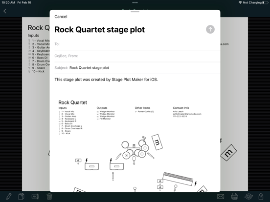 Stage Plot Maker poster