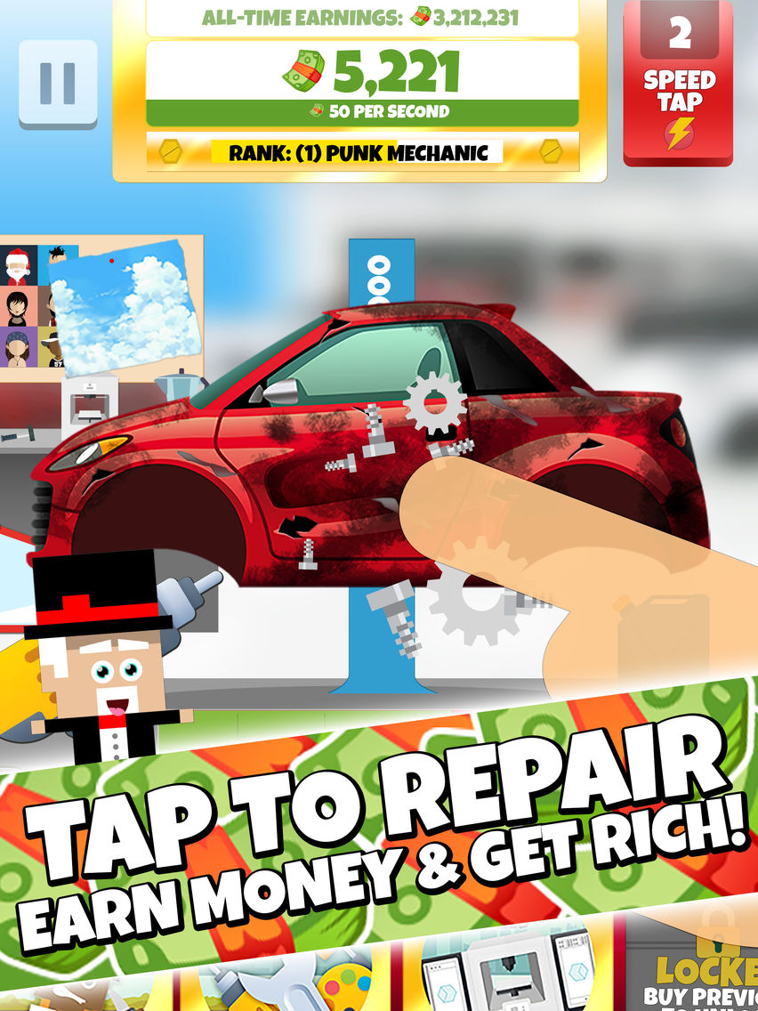 Tap Mechanic: Car Clicker Game poster
