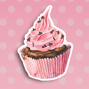 Cupcake & Cake: Cute Stickers for iMessage