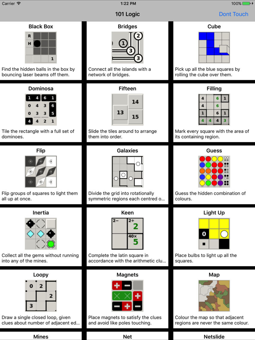 101 logic puzzles - games poster