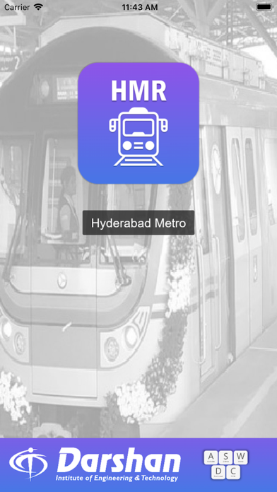 HMR Hyderabad Metro poster