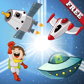 Quebra cabeça para bebés e crianças : descubra a galáxia eo nave espacial ! Jogos de puzzle educacionais - GRATUITO