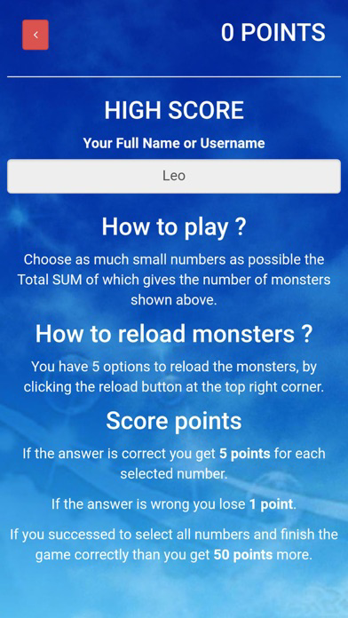 Monster Math SUM poster
