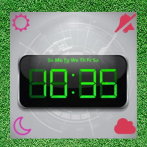 Digitale Vorhersage Clock