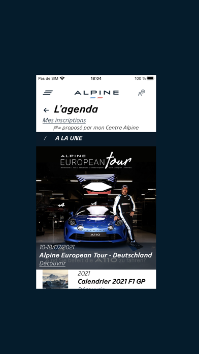 ALPINE Cartaz