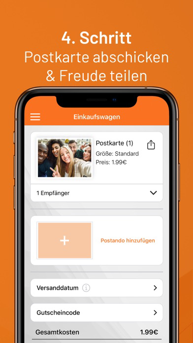 Postando: Postkarten & mehr Plakat
