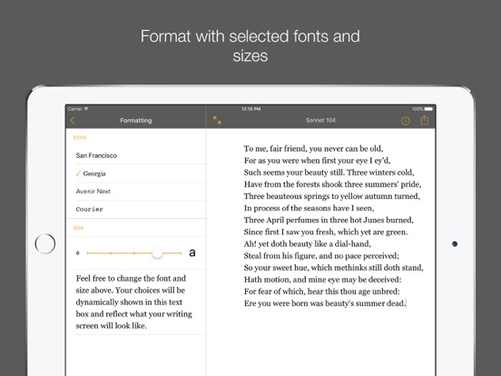Compo — A Writing App poster