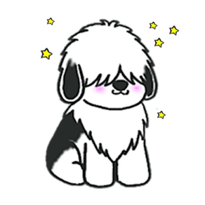 Old English Sheepdog Sticker