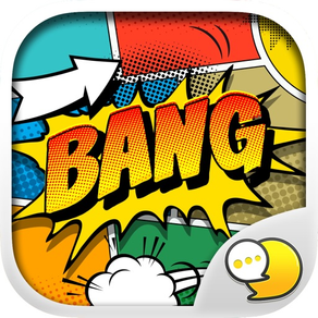 Cartoon Comic Stickers iMessage by ChatStick