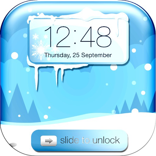 Winter Wallpapers Frozen Lock Screen Background for iOS (iPhone/iPad