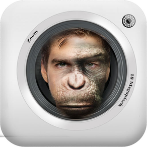 MonkeyBooth - Morphing faces into an ape, monkey or chimp