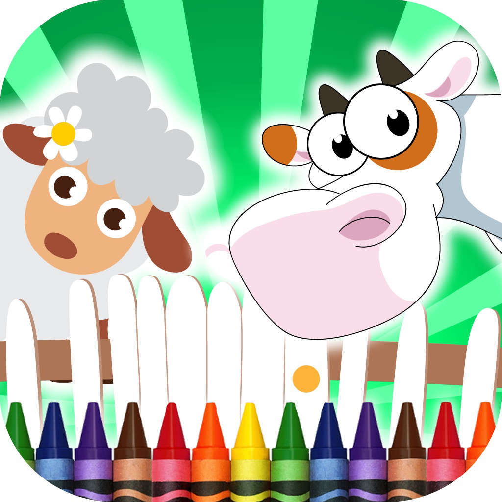 Coloring Book Farm Animals for iOS (iPhone/iPad) - Free Download at AppPure