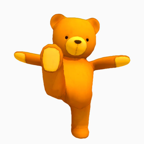 Dancing Teddy Bear 3D! growing pet idle game