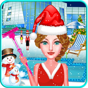 Nettoyage de l'hôtel Jeux pour filles -Jeu de Noël