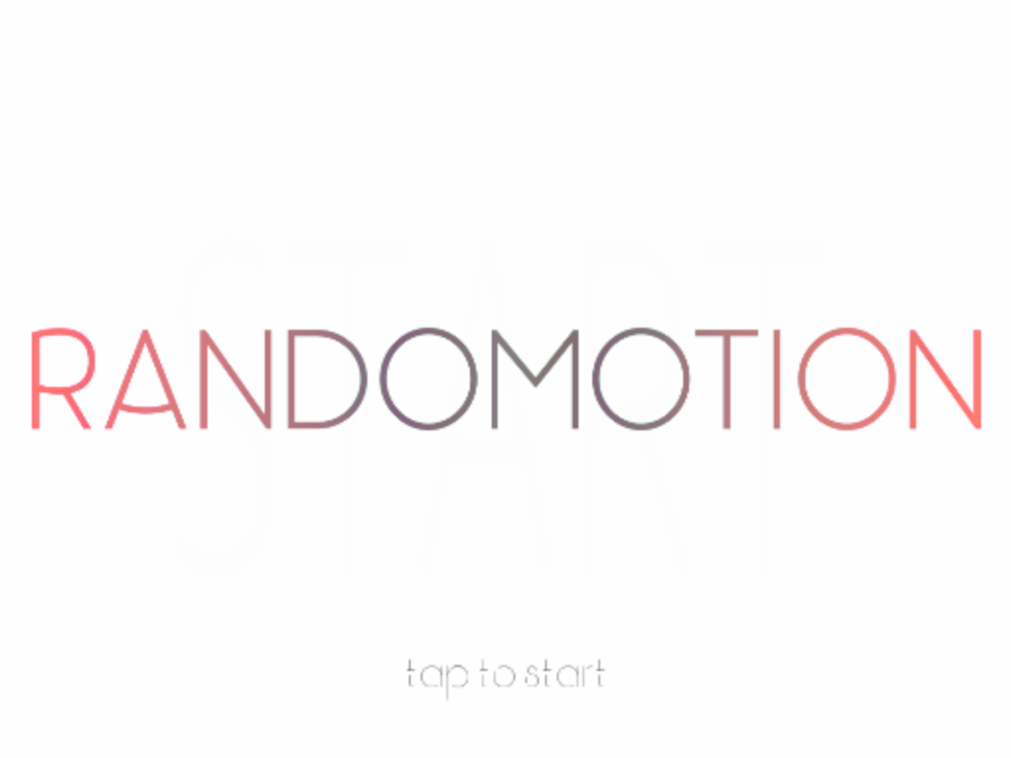 Randomotion poster