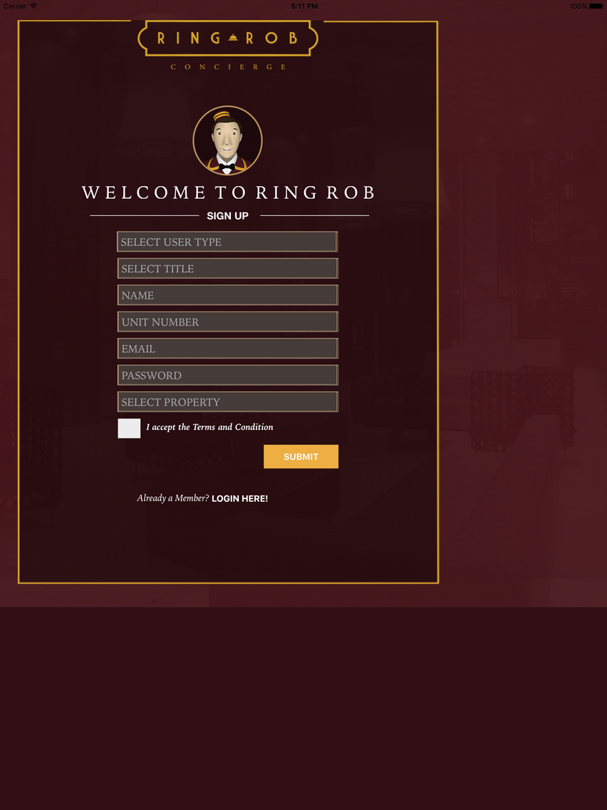 Ring Rob Concierge poster