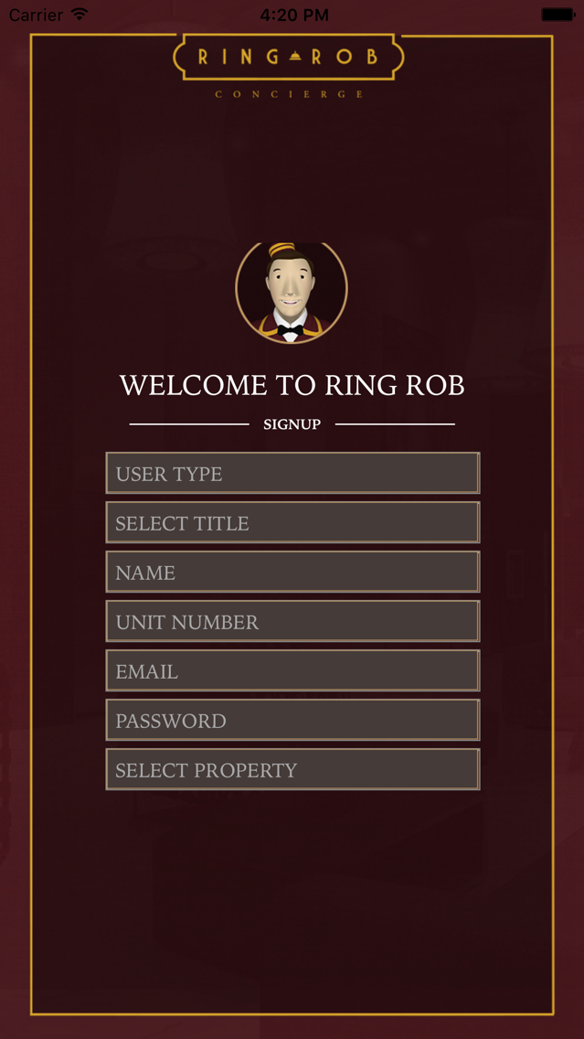 Ring Rob Concierge poster