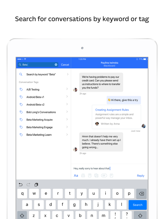 Intercom Conversations 海報