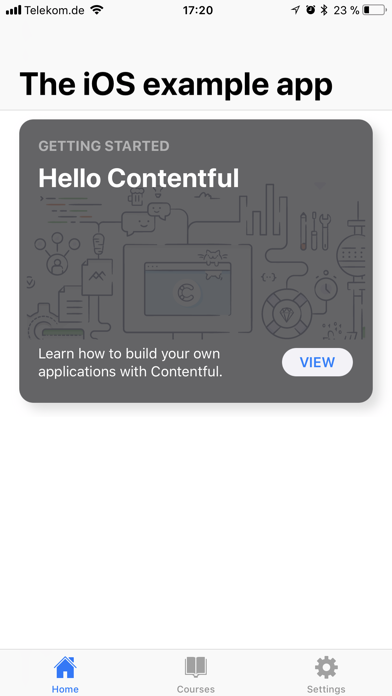 Contentful Reference poster