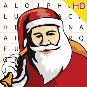 Santa Claus Xmas Word Search Pro Colorful+Unlimited HD - The Biggest's trivia Christmas Wordsearch for daily brainstrom Crosswords Scrabble Brain Challenged puzzle