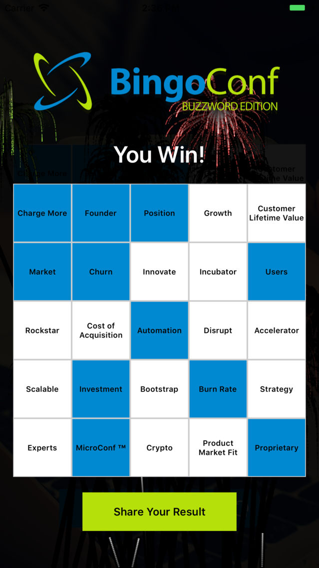 BingoConf poster
