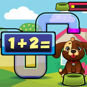 Dog Kid Game Number and Math