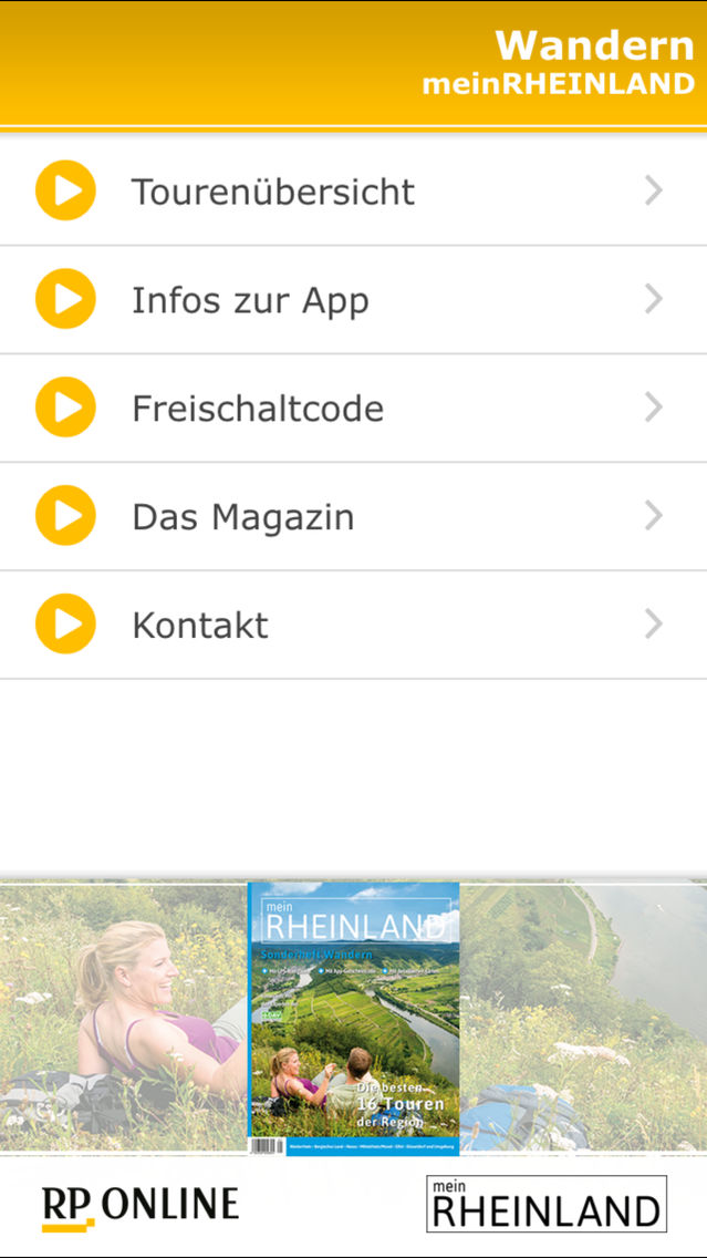 Wandern meinRHEINLAND for iOS (iPhone) Free Download at AppPure
