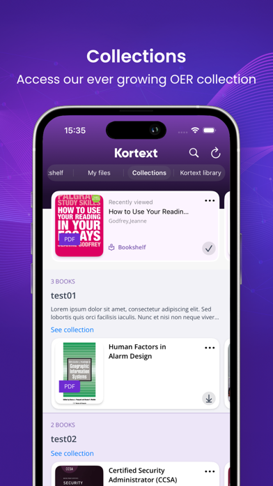 Kortext poster