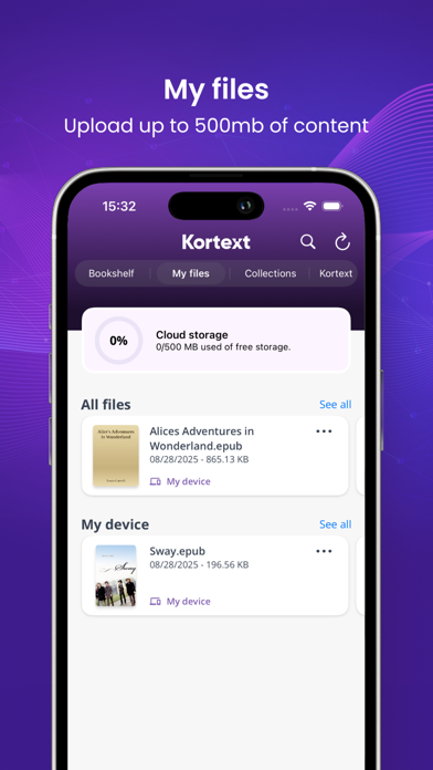 Kortext poster