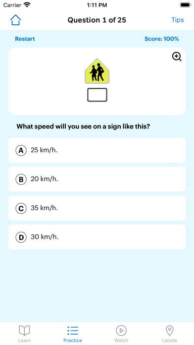 ICBC Practice Knowledge Test poster