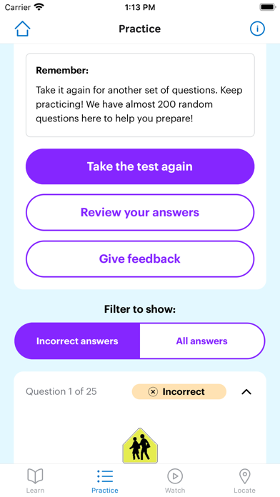 ICBC Practice Knowledge Test poster