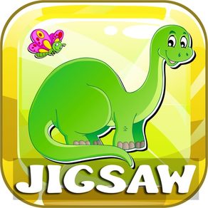 Dino World Jigsaws Games: Children Brain Training!