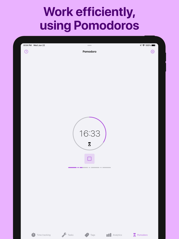 WorkingHours • Time Tracker poster
