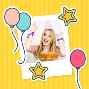 Feliz Aniversário - Moldura