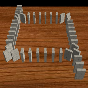 3D Effet domino